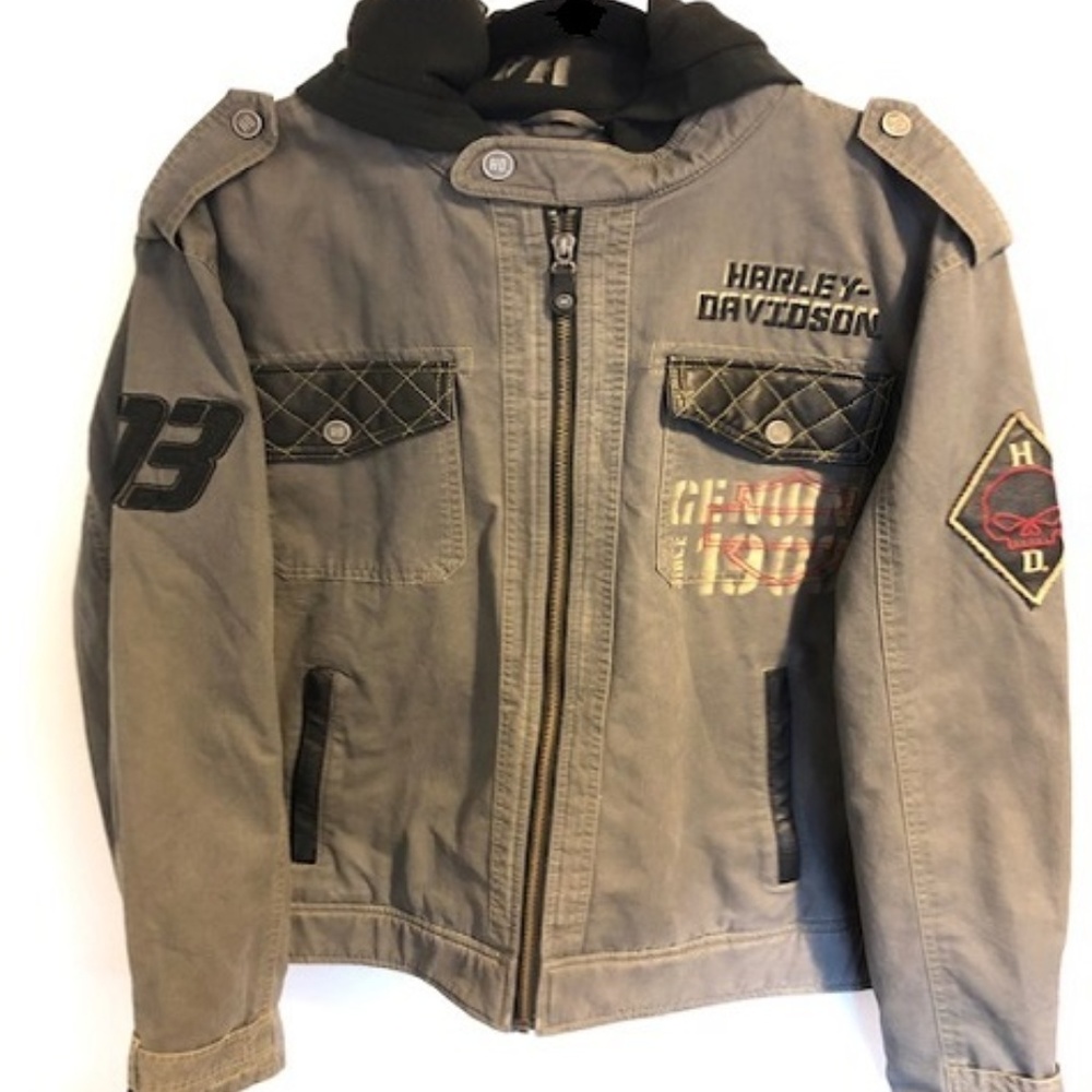 Harley Davidson-3 in 1 Riding Jacket | Green | XL